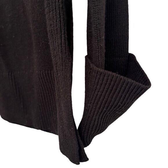 Talbots oversized black sweater- size xs - Picture 3 of 6